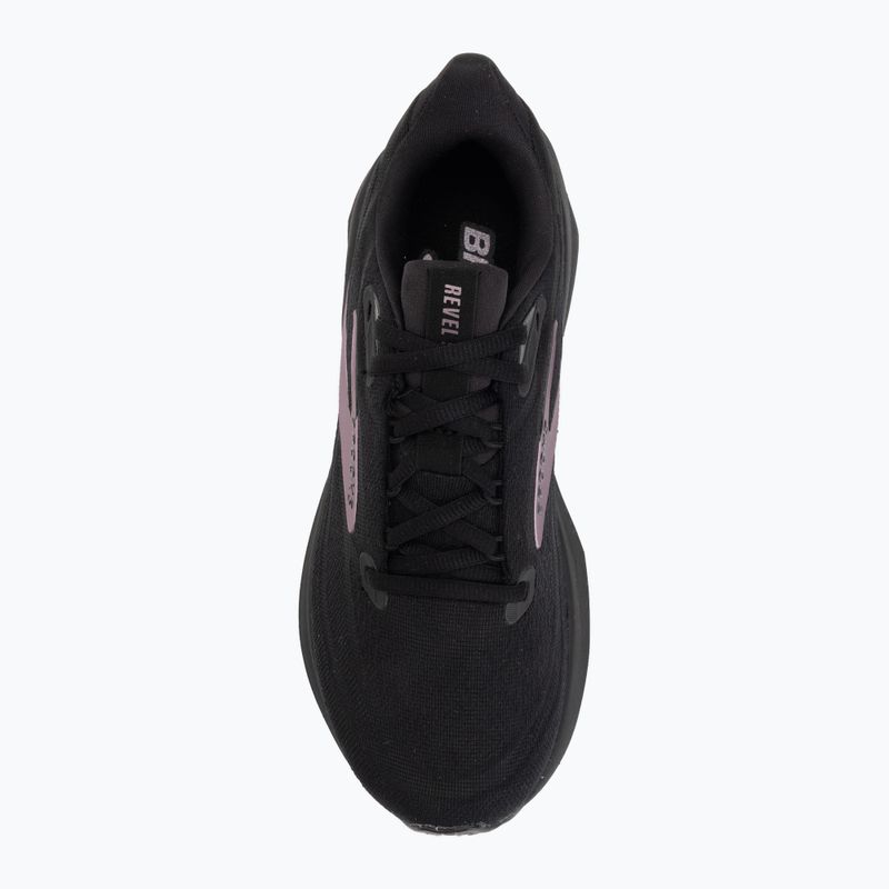Dámske bežecké topánky Brooks Revel 9 black/black/rose gold 5
