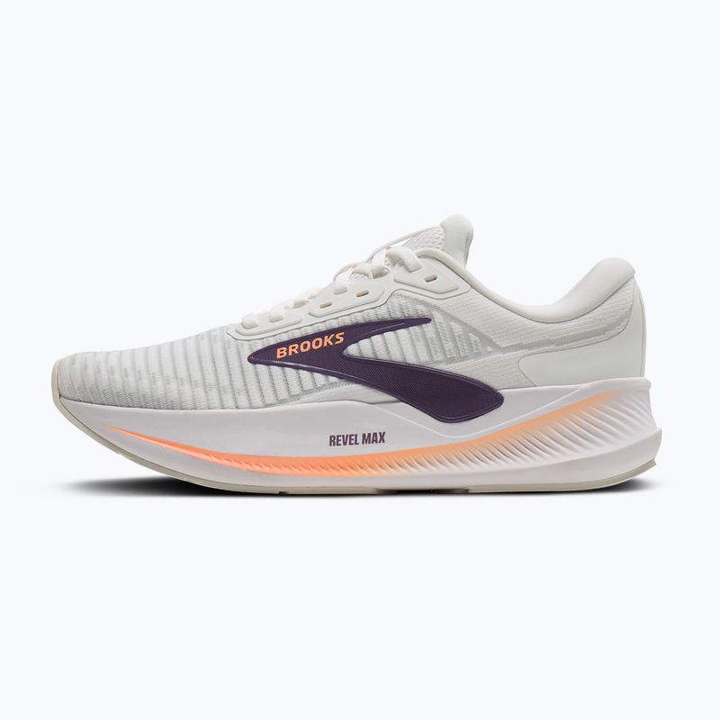 Dámske bežecké topánky Brooks Revel Max brightwhite/mulledgrape/peach 2