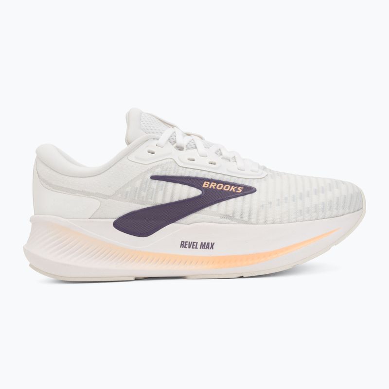 Dámske bežecké topánky Brooks Revel Max brightwhite/mulledgrape/peach 2