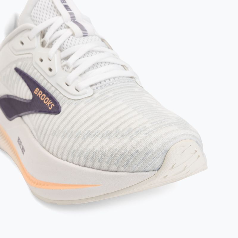 Dámske bežecké topánky Brooks Revel Max brightwhite/mulledgrape/peach 7