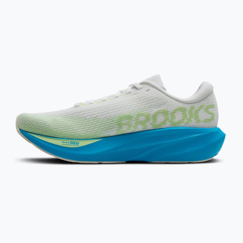 Pánske bežecké topánky Brooks Ghost Amp white/blue/paradise green 3