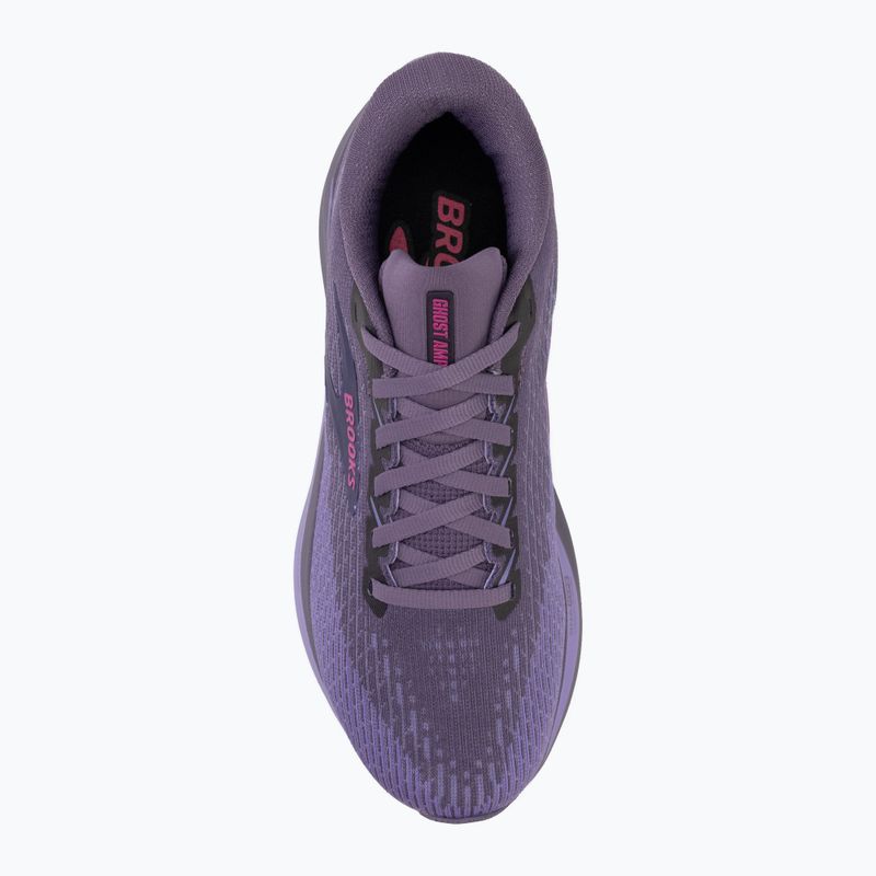 Dámske bežecké topánky Brooks Ghost Amp purple/purple/fuchsia 5