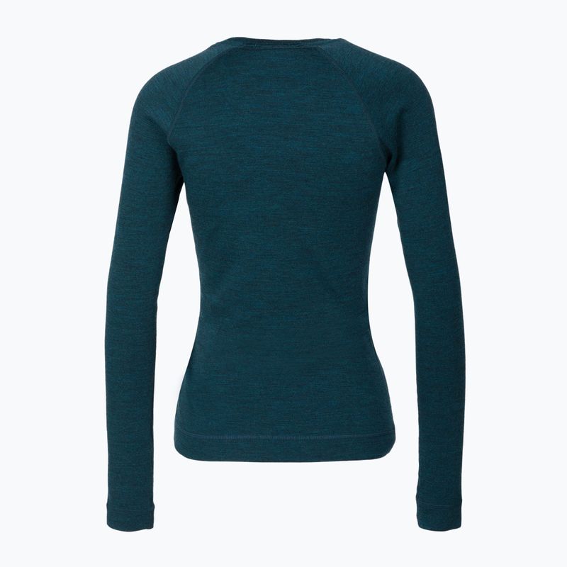 Dámska termoaktívna mikina Smartwool Merino 250 Baselayer Crew Boxed twilight blue heather 2