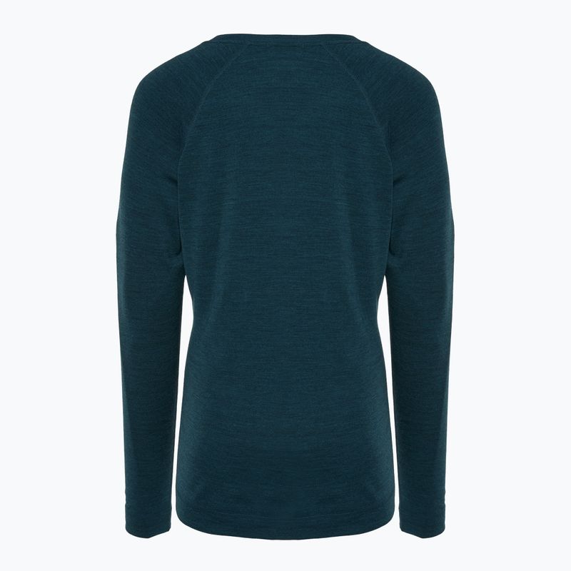 Dámsky termoaktívny longsleeve Smartwool Merino 250 Baselayer Crew Boxed twilight blue heather 2