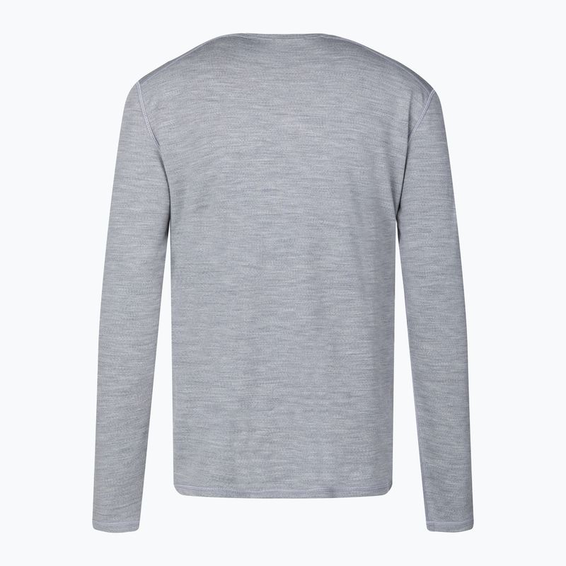 Pánska termoaktívna mikina Smartwool Merino 250 Baselayer Crew Boxed light gray heather 2