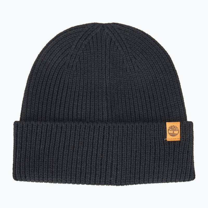 Zimná čiapka Timberland Fisherman Beanie black