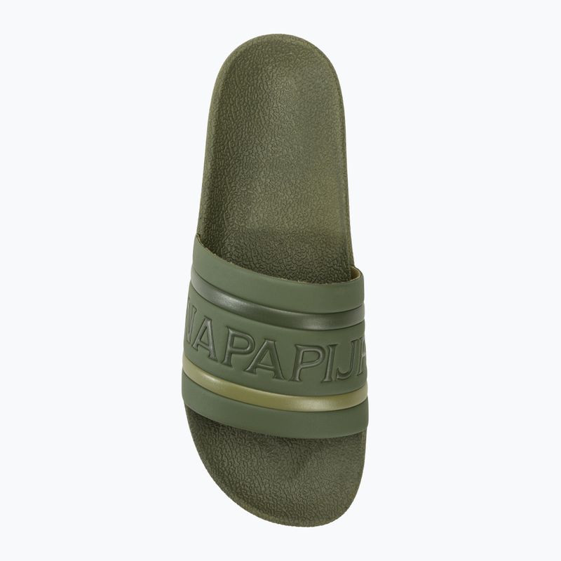 Napapijri pánske žabky NP0A4I8F new olive green 5