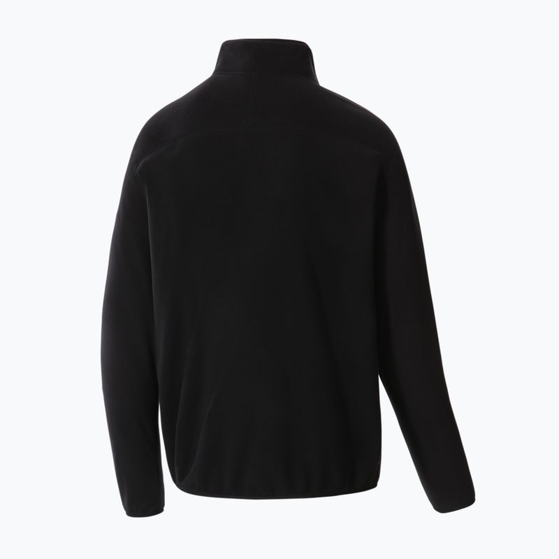 Pánska fleecová mikina The North Face 1 Glacier 1/4 Zip čierna 2