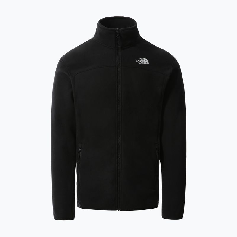 Pánska fleecová mikina The North Face 1 Glacier Full Zip čierna NFA5IHQJK31