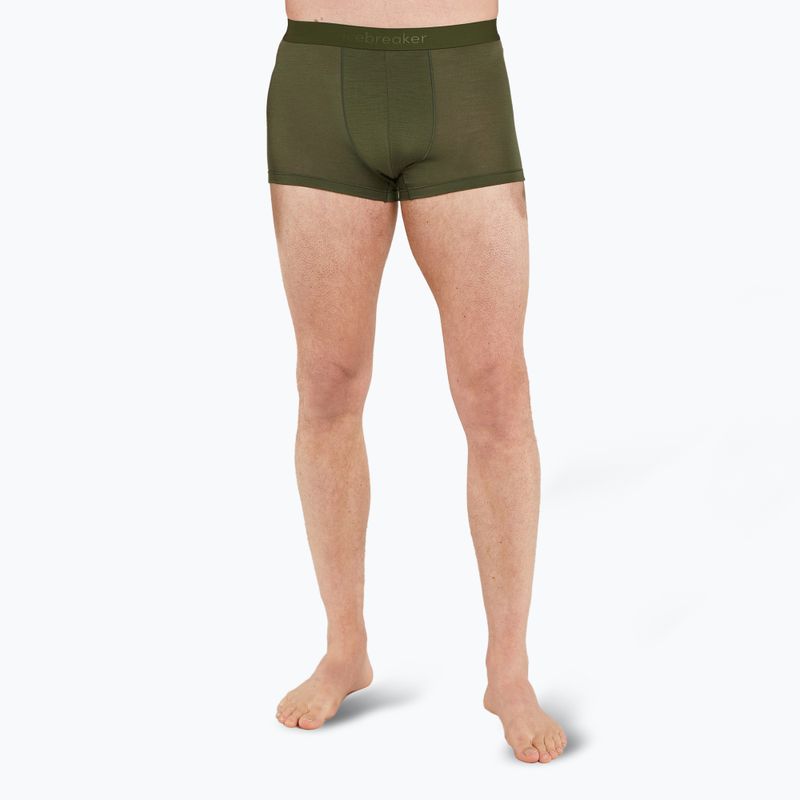 Pánske termo boxerky Icebreaker Merino 125 Cool-Lite Anatomica Trunks loden 2