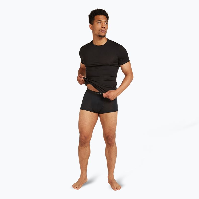 Pánske termo boxerky Icebreaker Merino 125 Cool-Lite Anatomica Trunks black 3