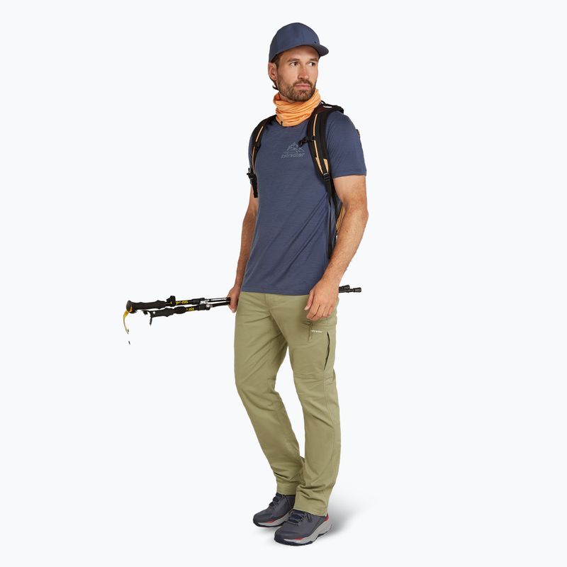 Pánske trekingové tričko Icebreaker Merino 150 Tech Lite Back Pack graphite 5