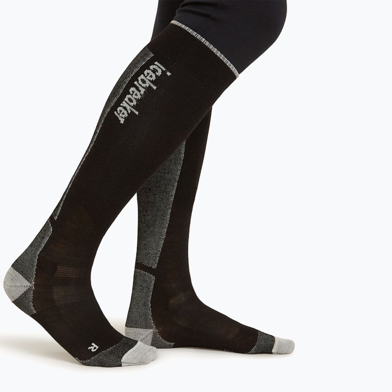 Pánske lyžiarske ponožky Icebreaker Merino Ski+ Ultralight OTC black/ether/graphite 2