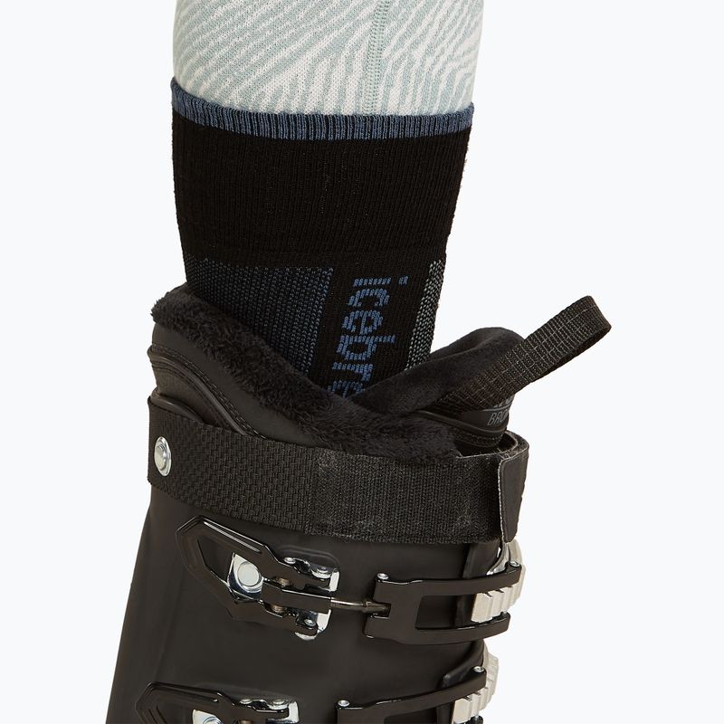 Dámske lyžiarske ponožky Icebreaker Merino Ski+ Light OTC black/dawn/graphite 4