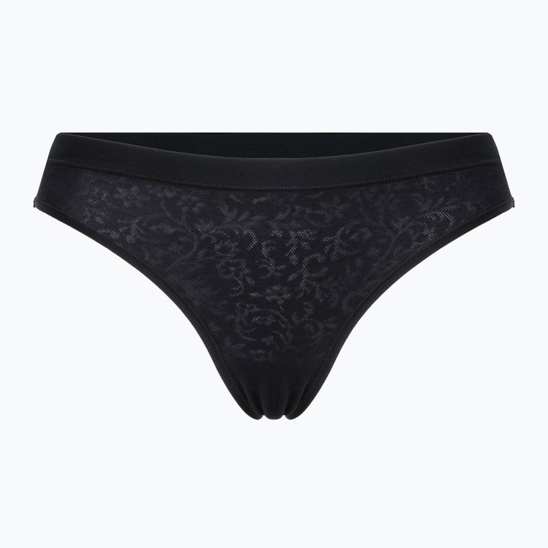 Dámske termo nohavičky Smartwool Merino Lace Bikini Boxed black SW016618