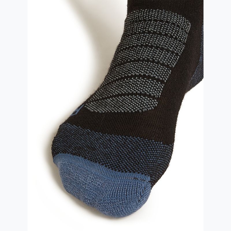 Dámske lyžiarske ponožky icebreaker Merino Ski+ Ultralight OTC black/dawn/graphite 3