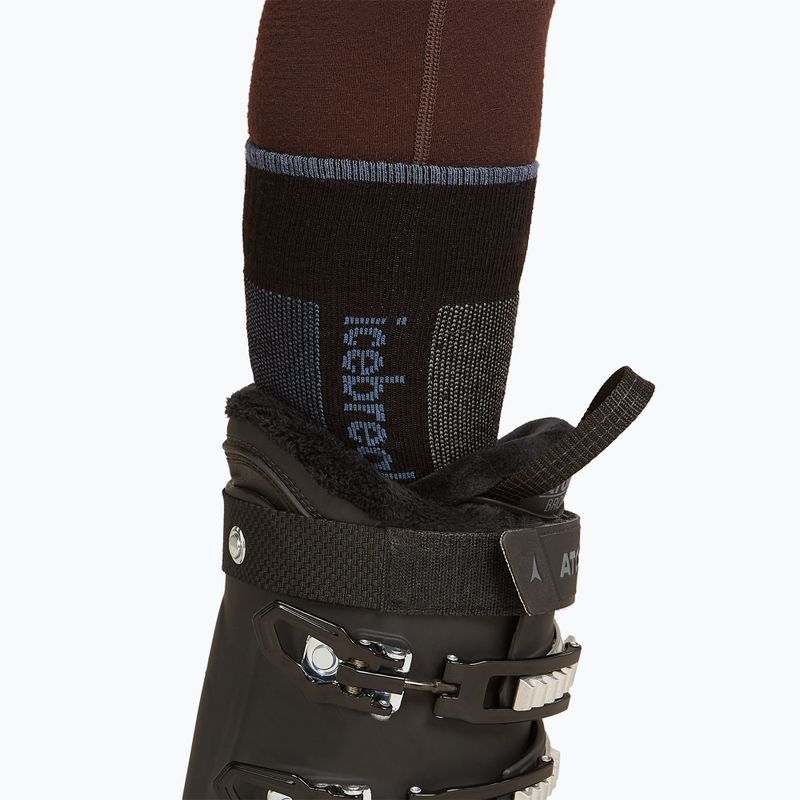Dámske lyžiarske ponožky icebreaker Merino Ski+ Ultralight OTC black/dawn/graphite 4
