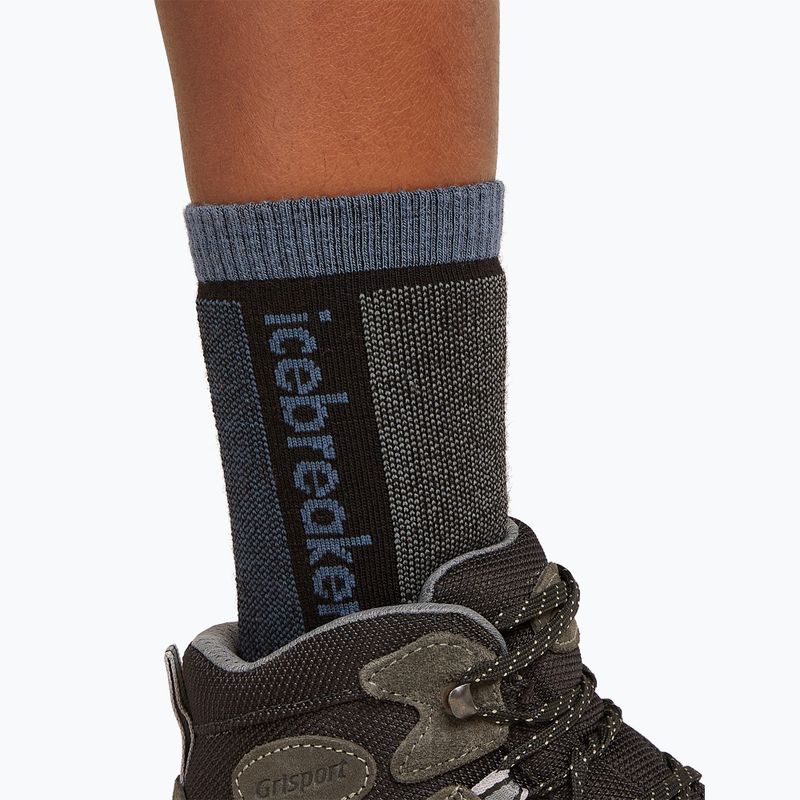 Detské ponožky icebreaker Merino Blend Ski+ Medium OTC black/dawn/graphite 4