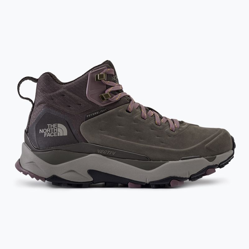 Dámske trekové topánky The North Face Vectiv Exploris Mid Futurelight Lthr brown NF0A5G3AMD01 2