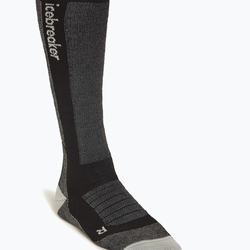 Pánske lyžiarske ponožky Icebreaker Merino Ski+ Medium OTC black/ether/graphite 5