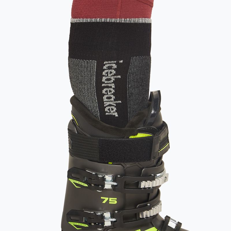 Pánske lyžiarske ponožky Icebreaker Merino Ski+ Medium OTC black/ether/graphite 6