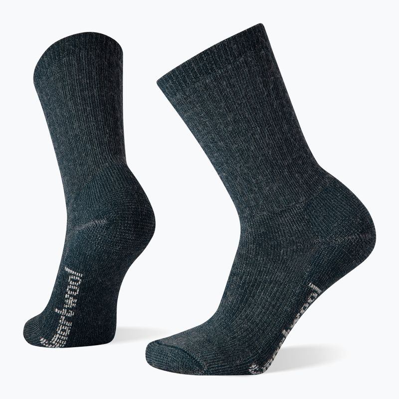 Dámske trekové ponožky Smartwool Hike Classic Edition Full Cushion Solid Crew twilight blue
