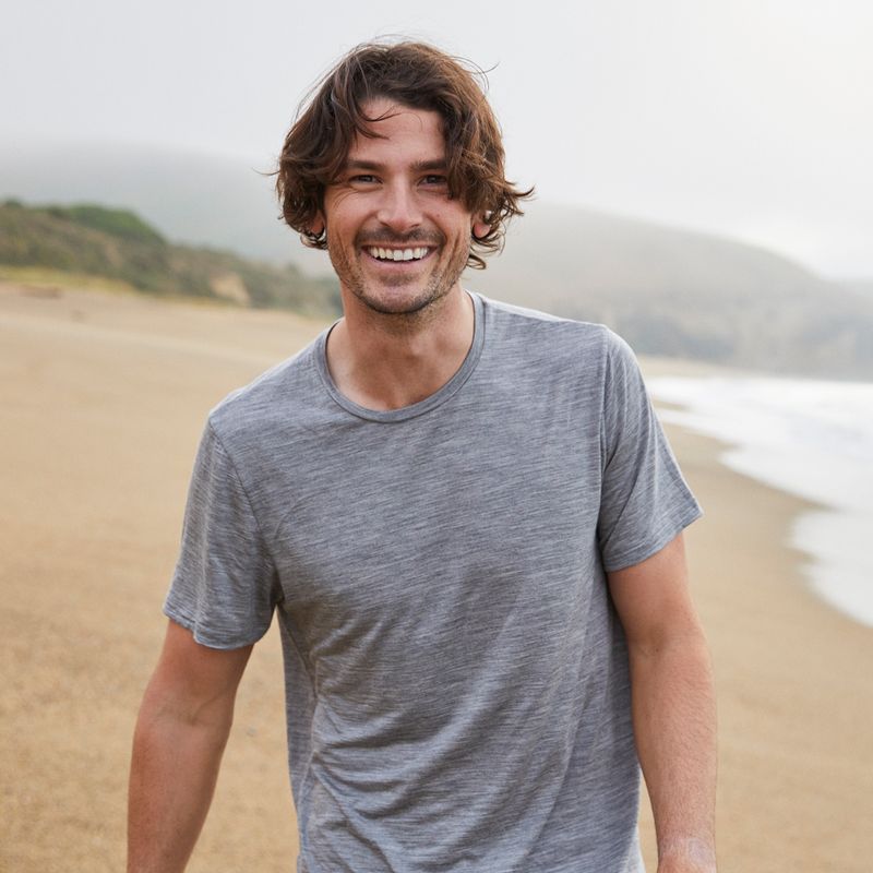 Pánske trekingové tričko Icebreaker Sphere II SS šedé IB0A56C60161 8