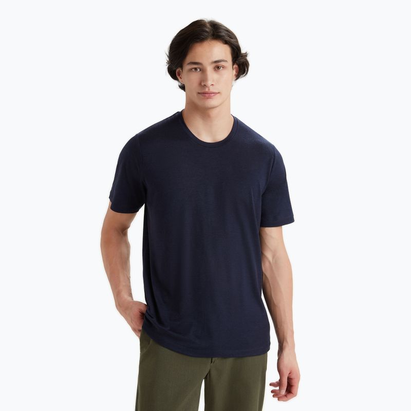 Pánske turistické tričko Icebreaker Tech Lite II SS navy blue IB0A59IY