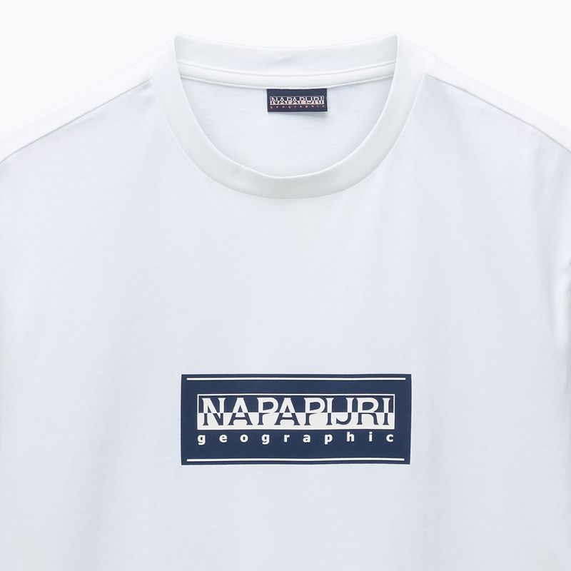 Pánske tričko Napapijri S-Box Logo white heron 6