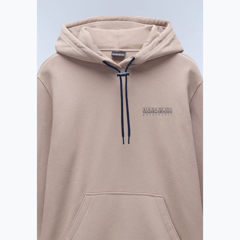 Pánska mikina Napapijri B-Albula Hooded beige rocky 3