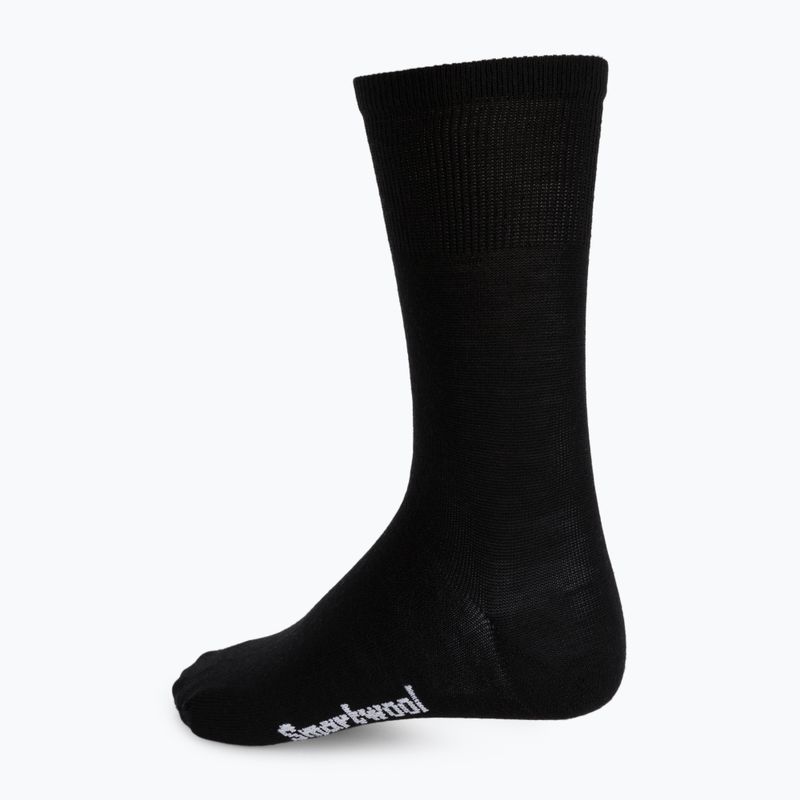 Pánske trekingové ponožky Smartwool Classic Hike Zero Cushion Liner Crew black SW0016500011 2