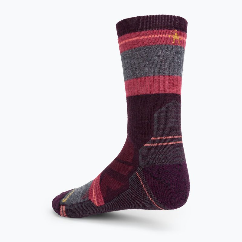 Smartwool Hike Full Cushion Saturnsphere Crew trekingové ponožky bordó SW001584591 2