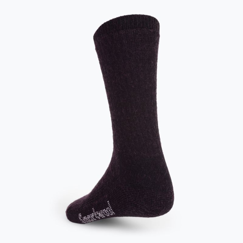 Smartwool Hike Classic Edition Full Cushion Solid Crew trekingové ponožky bordové SW001648590 2