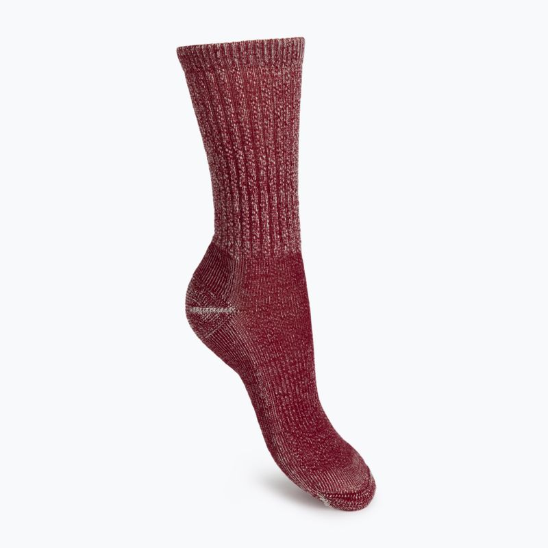 Dámske trekingové ponožky Smartwool Classic Hike Light Cushion Crew červené SW010293D421