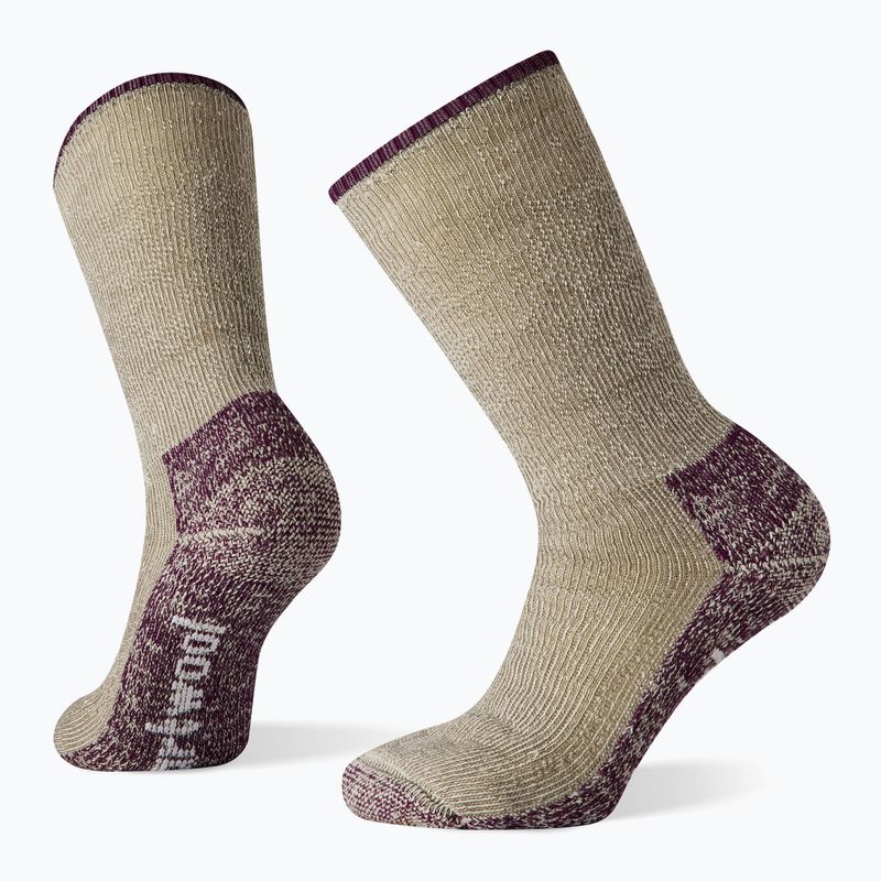 Dámske trekové ponožky Smartwool Mountaineer Classic Edition Maximum Cushion Crew taupe