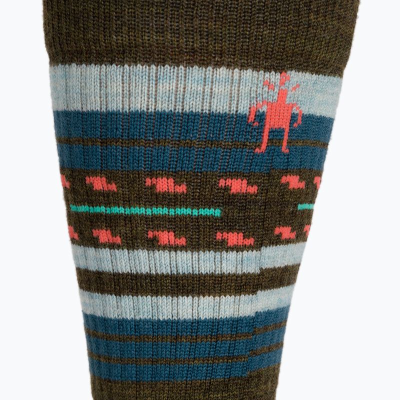Smartwool Performance Hike Light Cushion Margarita Crew hnedé trekingové ponožky SW001586D111 4