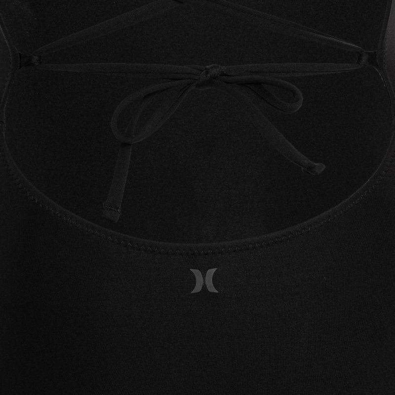 Dámske jednodielne plavky Hurley Solid Square Neck Moderate One Piece black 3