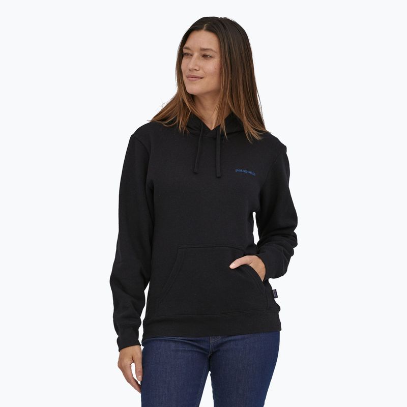 Mikina Patagonia Boardshort Logo Uprisal Hoody ink black 4