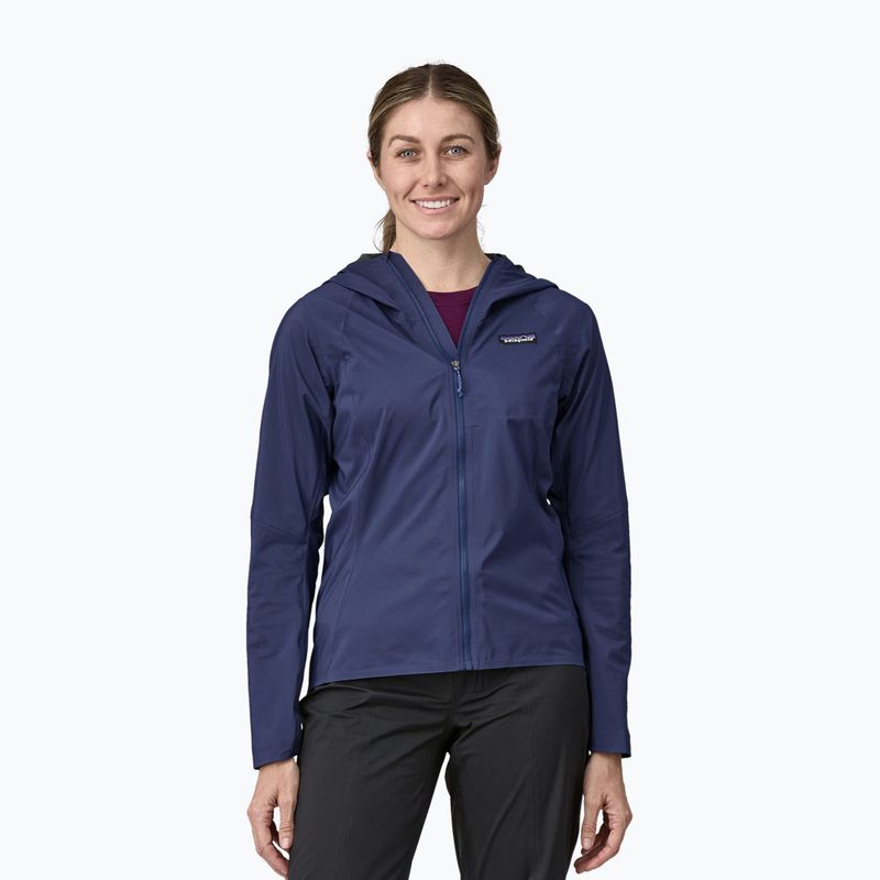 Dámska cyklistická bunda Patagonia Dirt Roamer sound blue
