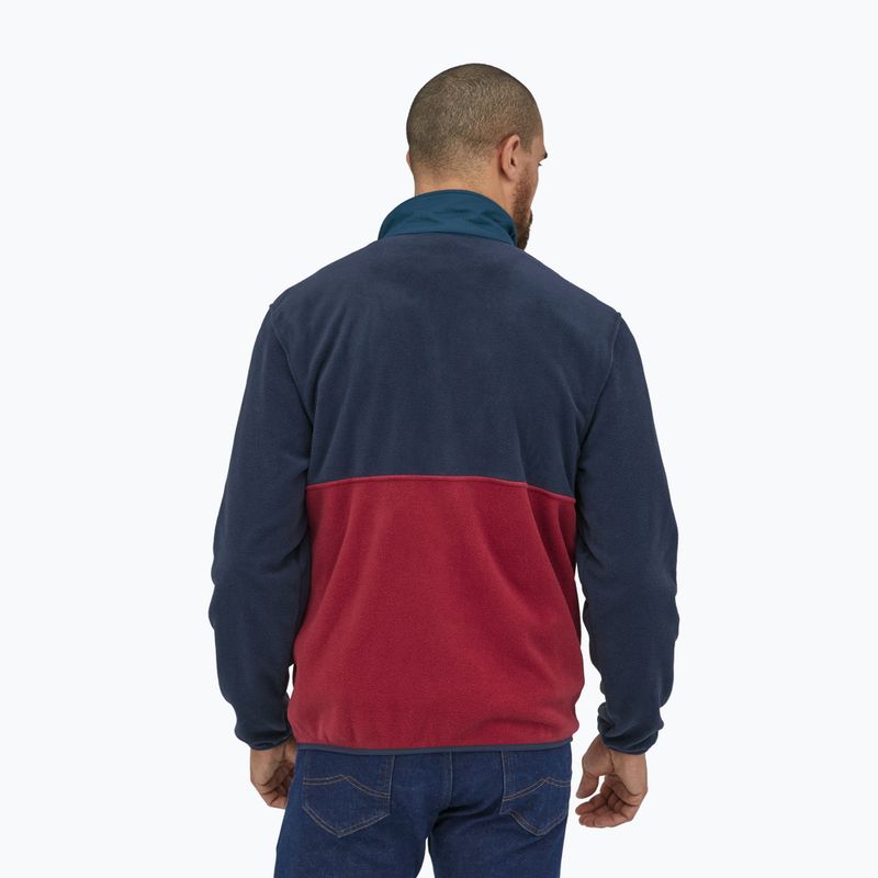 Pánska fleecová mikina Patagonia Microdini 1/2 Zip P/O wax red 2