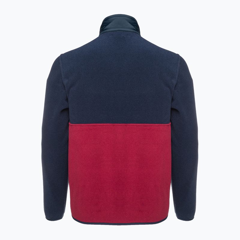 Pánska fleecová mikina Patagonia Microdini 1/2 Zip P/O wax red 4