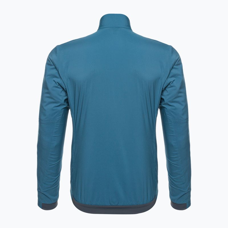 Pánska hybridná bunda Patagonia Thermal Airshed wavy blue 4