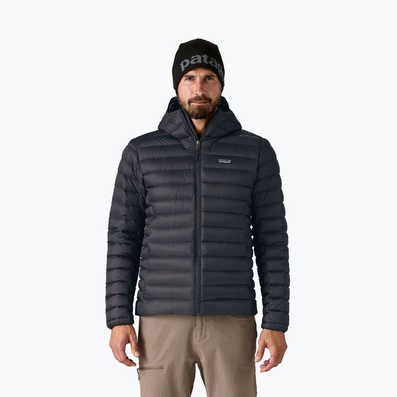 Pánska páperová bunda  Patagonia Down Sweater Hoody black