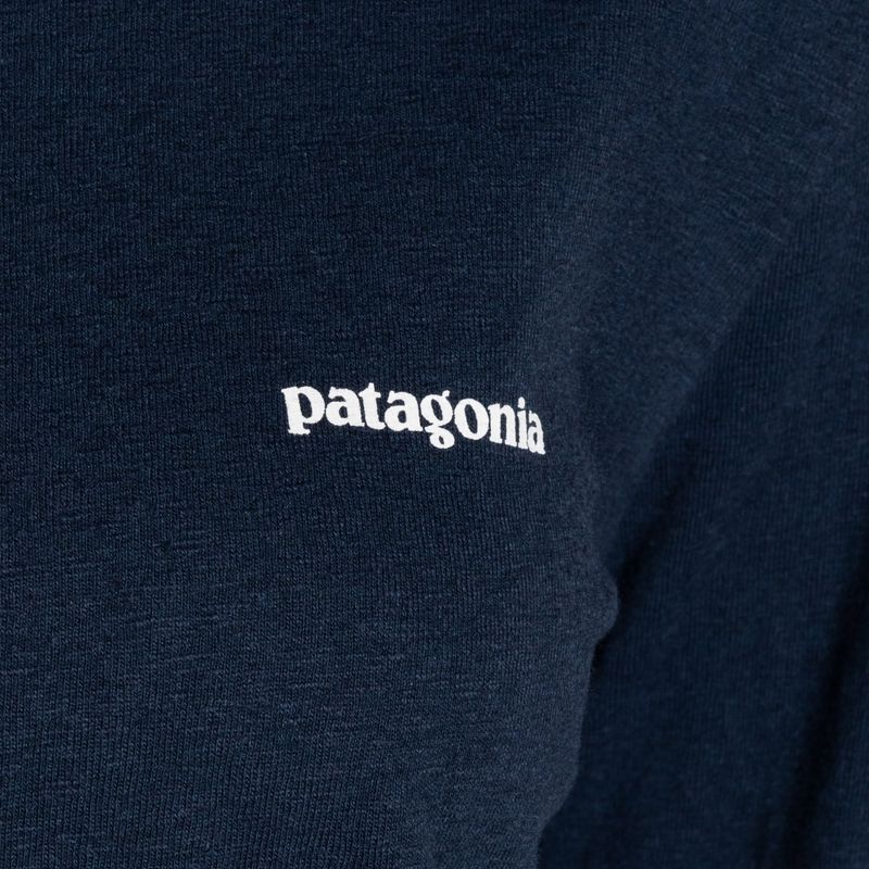 Dámske trekingové tričko Patagonia P-6 Logo Responsibili-Tee LS tidepool blue 5