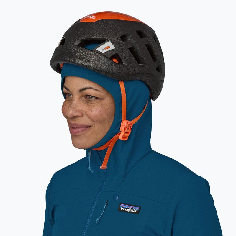 Dámska softshellová bunda Patagonia R1 CrossStrata Hoody lagom blue 4