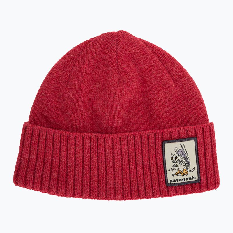Patagonia Brodeo Beanie fun hogs armadillo/touring červená treková čiapka 5