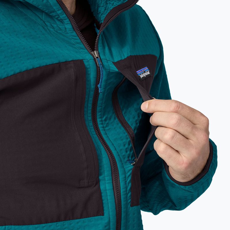 Pánska softshellová bunda Patagonia R2 TechFace Hoody belay blue 6