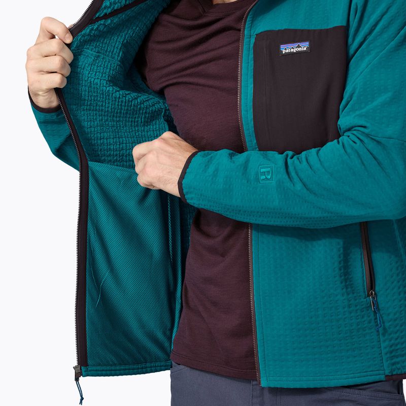 Pánska softshellová bunda Patagonia R2 TechFace Hoody belay blue 7