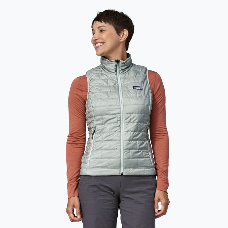 Patagonia dámske tričko bez rukávov Nano Puff sleet green