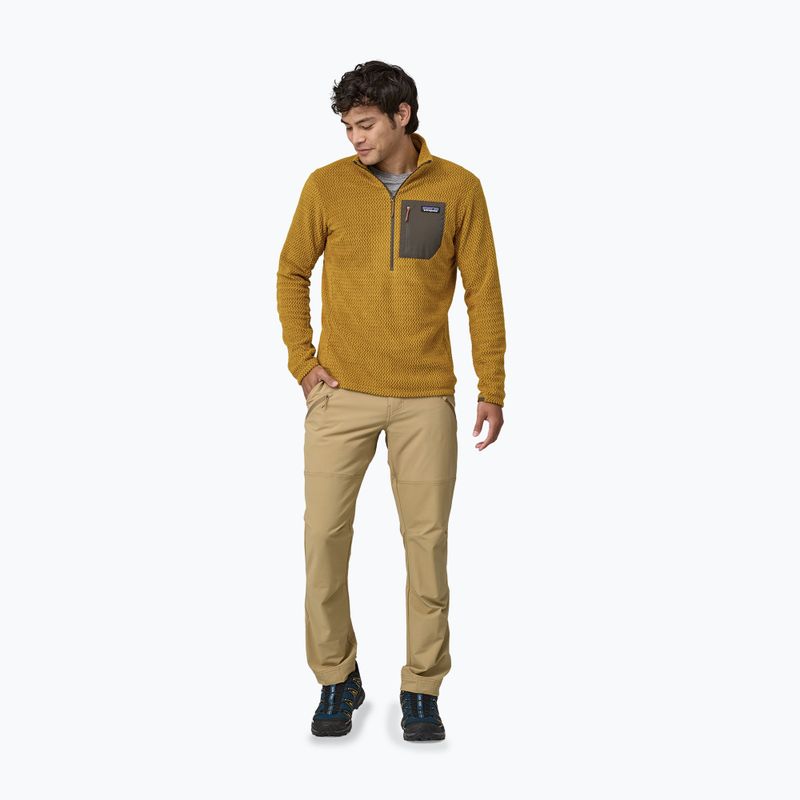 Pánska fleecová mikina Patagonia R1 Air Zip Neck cosmic gold 3